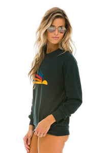 Aviator Nation Daydream Crew Sweatshirt in Charcoal