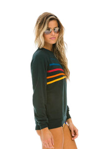 Aviator Nation Daydream Crew Sweatshirt in Charcoal