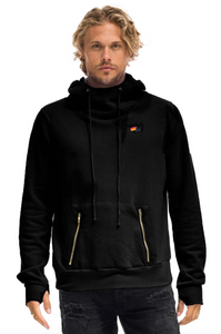 Aviator Nation Ninja Unisex Pullover Hoodie in Black