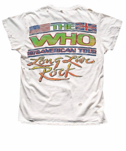 Madeworn The Who Long Live Rock Destroyed Unisex Crew Tee