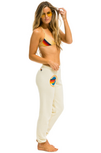 Load image into Gallery viewer, Aviator Nation Logo Sweatpants in Vintage White