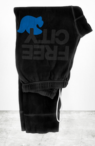 FREE CITY Large Swami 3/4 Sweatpants in Superblack
