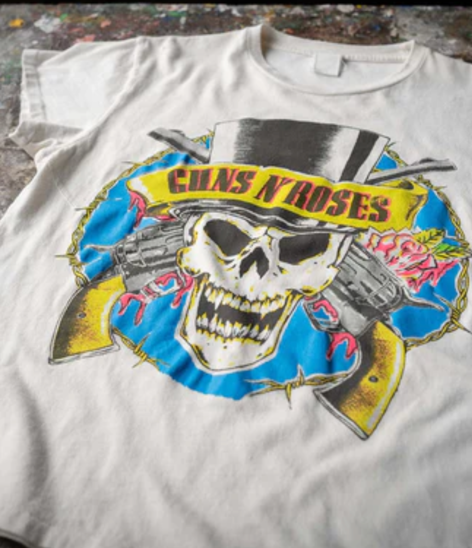 Guns N' Roses madeworn メイドウォーン ガンズ バンドT MADEWORN GUNS N' ROSES '92 US TOUR DESTROYED UNISEX TEE