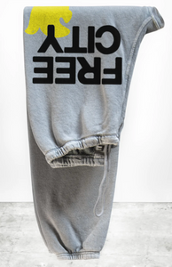 FREE CITY SUPERFLUFF LUX VINTAGEBATH OG sweatpant - moondust