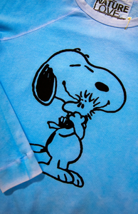 FREE CITY LNL I LOVE WOODSTOCK raglan - snoopy blue or snoopy orange