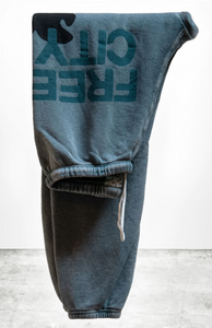 Free City SUPERFLUFF LUX VINTAGEBATH OG sweatpant - waters of cortez