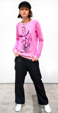 Load image into Gallery viewer, FREE CITY BASICGOODNESS HAPPYDANCE SNOOPY raglan - pinklight