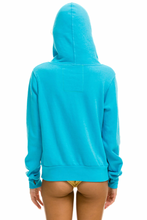 Load image into Gallery viewer, Aviator Nation NINJA PULLOVER UNISEX HOODIE - NEON BLUE