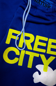 FREE CITY SUPERFLUFF LUX OG UNISEX sweatpant - electric bluelight