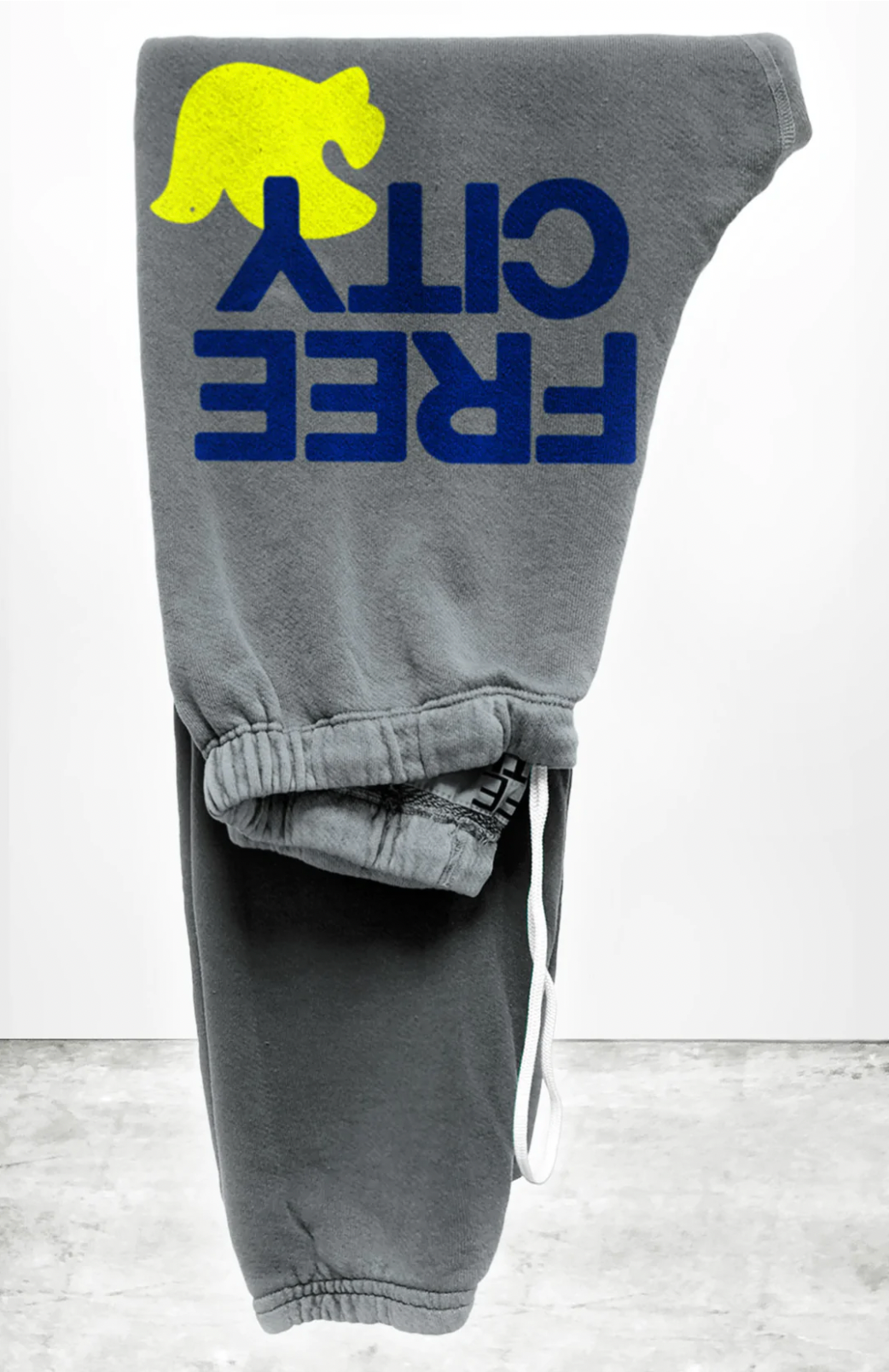 FREE CITY SUPERFLUFF LUX OG sweatpant - grey art