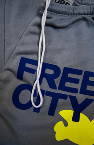 FREE CITY SUPERFLUFF LUX OG sweatpant - grey art