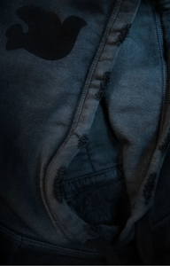 FREE CITY BIGTERRYS GLASSNGRIND UNISEX pullover hoodie - superblack