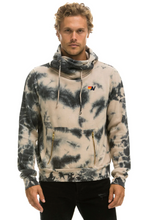 Load image into Gallery viewer, AVIATOR NATION HAND DYED NINJA PULLOVER UNISEX HOODIE - TIE DYE DUSTY hi