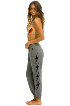 Load image into Gallery viewer, AVIATOR NATION BOLT 4 SWEATPANTS - HEATHER GREY