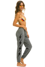 Load image into Gallery viewer, AVIATOR NATION BOLT 4 SWEATPANTS - HEATHER GREY