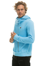 Load image into Gallery viewer, AVIATOR NATION UNISEX NINJA PULLOVER HOODIE - SKY