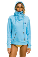 Load image into Gallery viewer, AVIATOR NATION UNISEX NINJA PULLOVER HOODIE - SKY