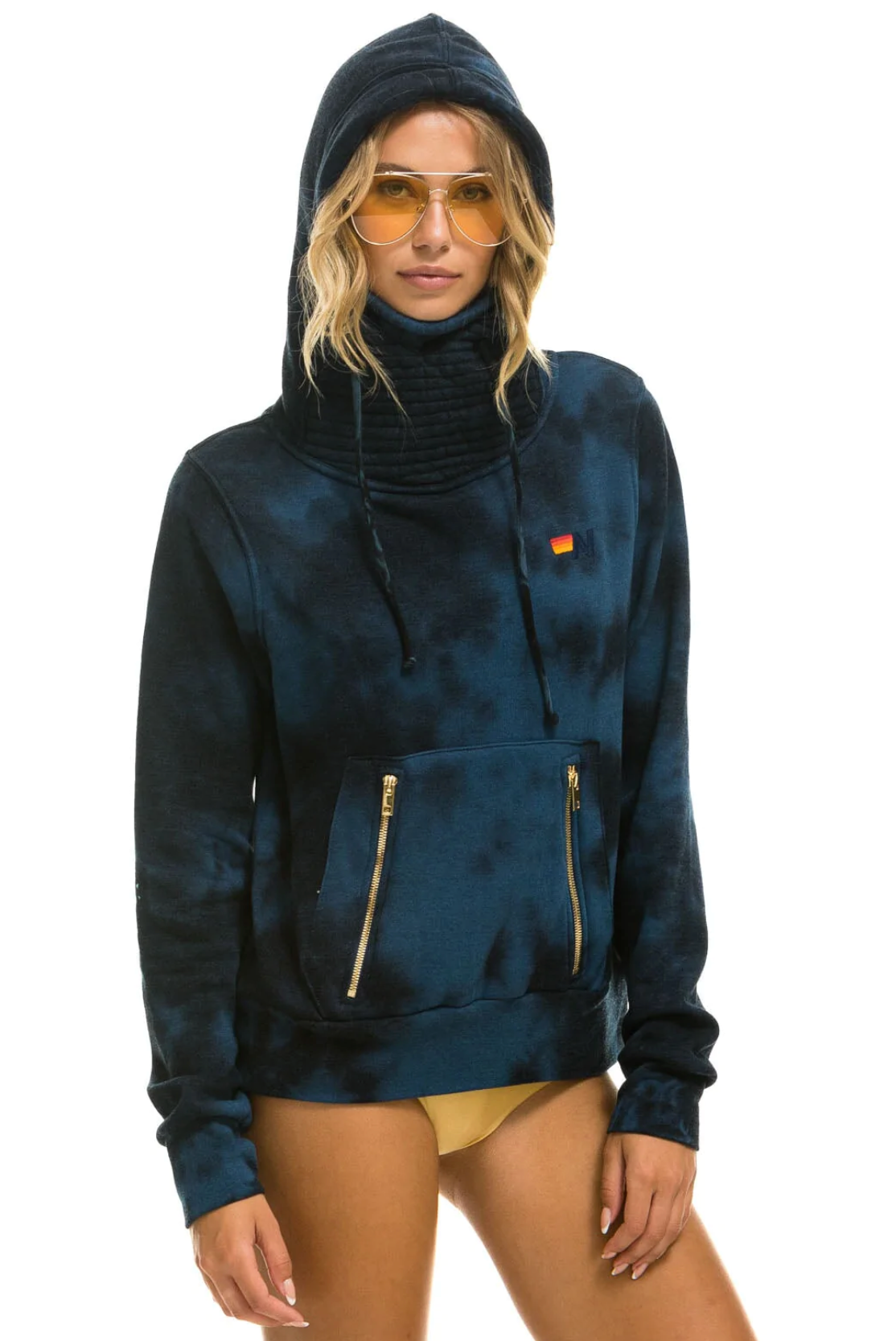 Aviator nation tie dye hoodie online
