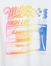 Load image into Gallery viewer, JUNK FOOD CLOTHING UNISEX MILLER HIGH LIFE RACING FLEA MARKET TEE
