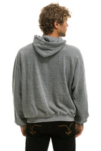 Load image into Gallery viewer, AVIATOR NATION UNISEX LOGO PULLOVER RELAXED HOODIE - HEATHER GREY