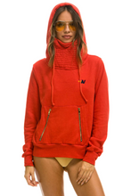 Load image into Gallery viewer, AVIATOR NATION UNISEX NINJA PULLOVER HOODIE - RED