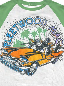 MADEWORN FLEETWOOD MAC SHORT SLEEVE UNISEX RAGLAN T SHIRT