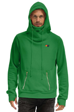 Load image into Gallery viewer, AVIATOR NATION NINJA UNISEX PULLOVER HOODIE IN KELLY GREEN