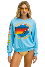 Load image into Gallery viewer, AVIATOR NATION UNISEX CREW SWEATSHIRT - SKY