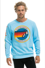 Load image into Gallery viewer, AVIATOR NATION UNISEX CREW SWEATSHIRT - SKY
