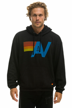 Load image into Gallery viewer, AVIATOR NATION UNISEX LOGO PULLOVER RELAXED HOODIE - BLACK