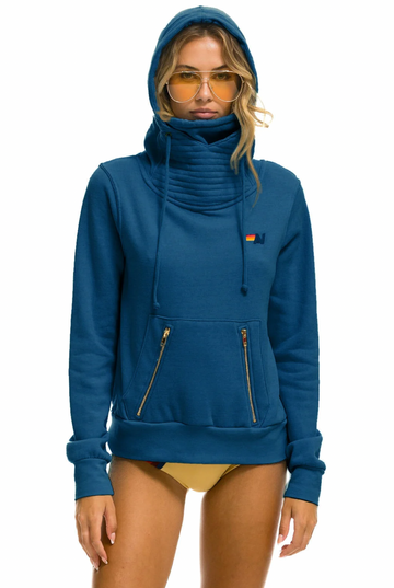 AVIATOR NATION UNISEX NINJA PULLOVER HOODIE - ROYAL