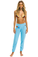 Load image into Gallery viewer, AVIATOR NATION LOGO SWEATPANTS - SKY