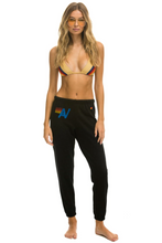 Load image into Gallery viewer, AVIATOR NATION LOGO SWEATPANTS - BLACK