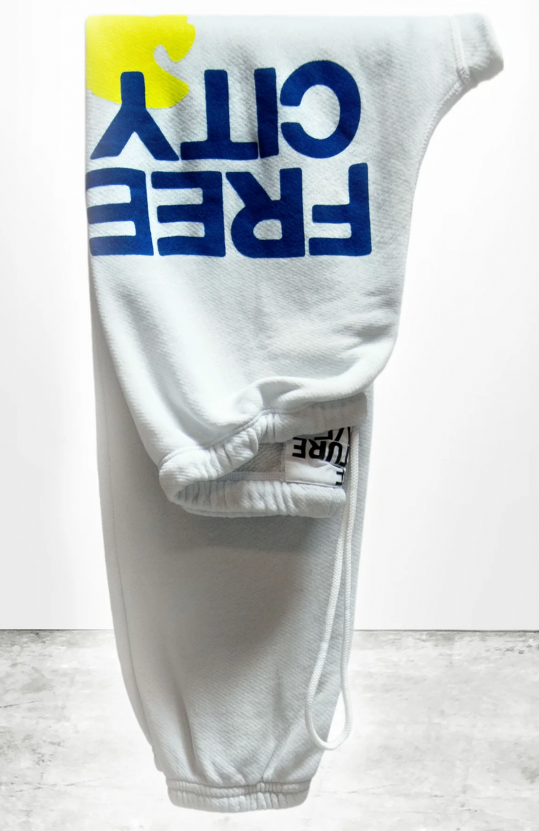 FREE CITY SUPERFLUFF LUX OG sweatpant - chalk powder