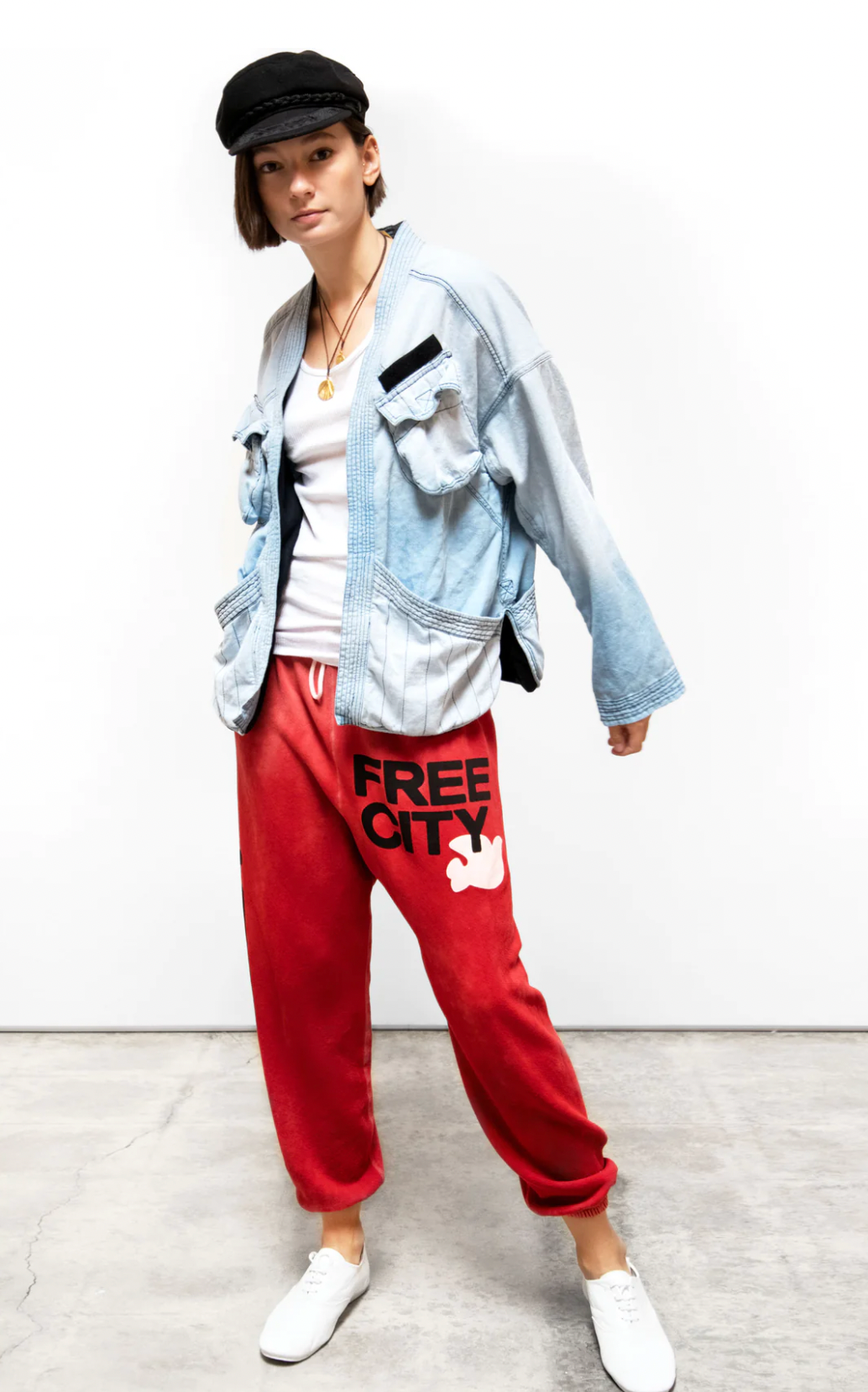 FREE CITY LETS GO OG SUPERVINTAGE sweatpant - ARTYARDRED