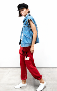 FREE CITY LETS GO OG SUPERVINTAGE sweatpant - ARTYARDRED
