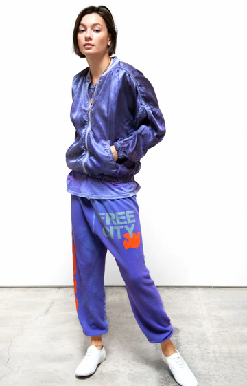 FREE CITY LETS GO OG SUPERVINTAGE sweatpant - glowpurple