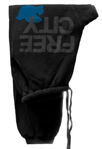 FREE CITY Super Fluff Pocket Lux Sweatpants in Superblack