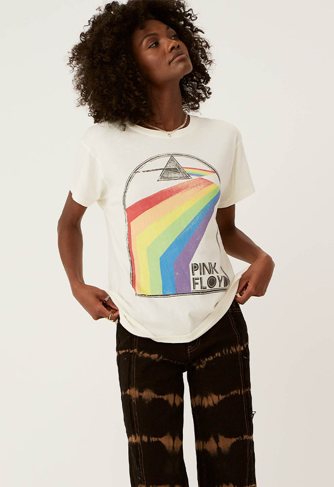 DAYDREAMER Pink Floyd Retro Rainbow Tour Tee