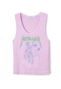 DAYDREAMER Metallica Justice For All Ribbed Tank