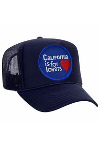 Aviator Nation Cali Is For Lovers Vintage Trucker Hat in Navy