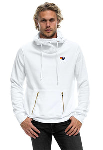 Aviator Nation Ninja Pullover Hoodie in White