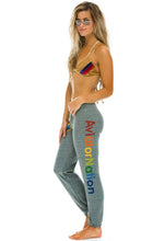 Load image into Gallery viewer, Aviator Nation Logo Sweatpants in Heather Grey