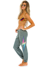 Load image into Gallery viewer, Aviator Nation Bolt Sweatpant In Heather Rainbow