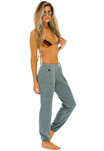 Aviator Nation Bolt Sweatpant In Heather Rainbow