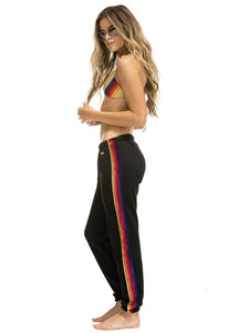 Aviator Nation Classic Sweatpants with Velvet Stripes