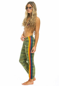 Aviator Nation 5 Stripe Camo Sweatpant