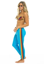 Load image into Gallery viewer, Aviator Nation 5 Stripe Sweatpants in Neon Blue