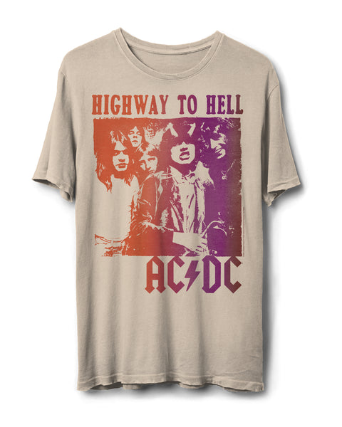 JUNK FOOD CLOTHING UNISEX AC/DC HIGHWAY VINTAGE TEE – SINGER22