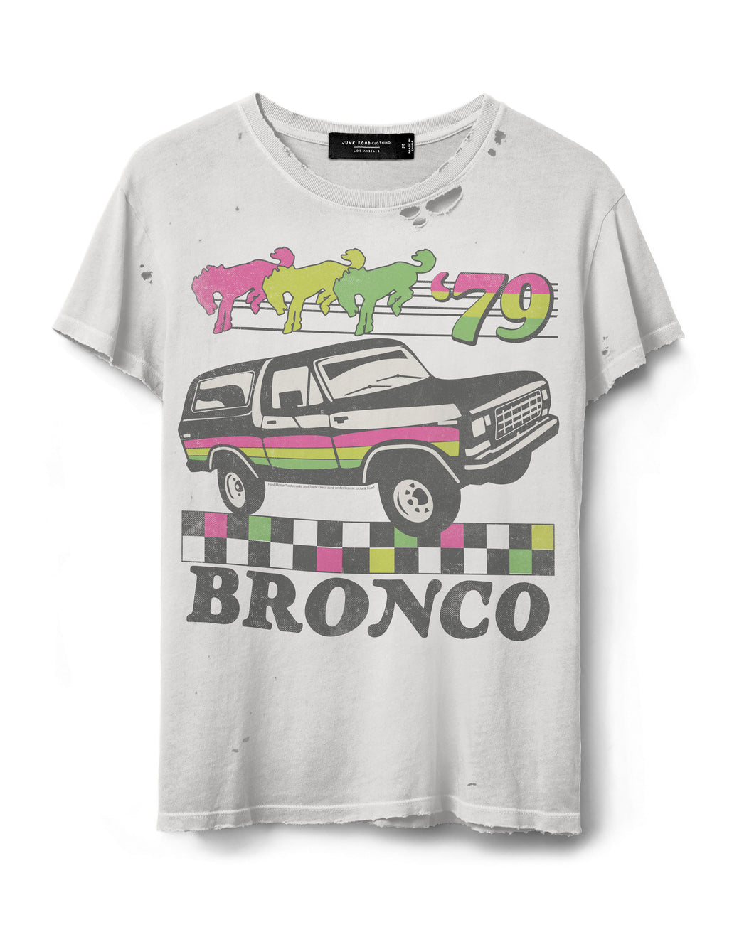 JUNK FOOD CLOTHING WOMEN'S FORD BRONCO '79 VINTAGE DESTROY TEE